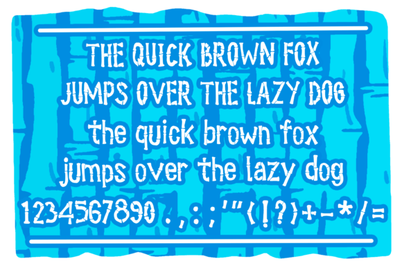 Beach Bamboo Font - Preview 3