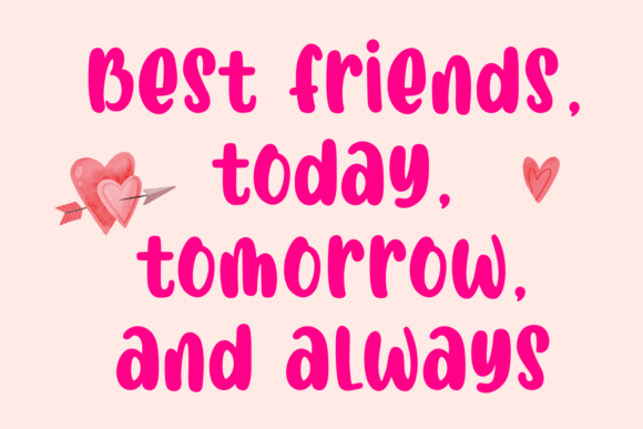 Cute Barbie Font - Preview 1