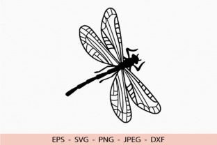Dragonfly SVG Insect Cricut Png Dxf Cut Graphic by GreatSVG by Elena ...