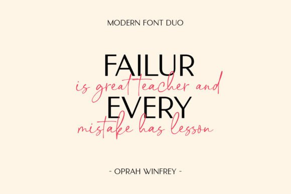Elegant Golden - Duo Font font preview - 4