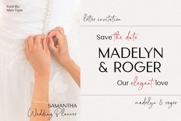 Elegant Golden - Duo Font font preview - 6