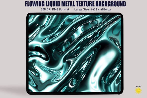 Metal Pump Texture Flowing Liquid Metal Texture Backgrounds Bundle Bundle · Creative Fabrica