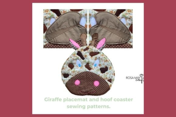 Giraffe Placemat & Coaster Sewing PDF