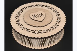 Laser Cut Flower Box Svg Files · Creative Fabrica