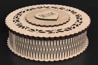 Laser Cut Flower Box Svg Files · Creative Fabrica