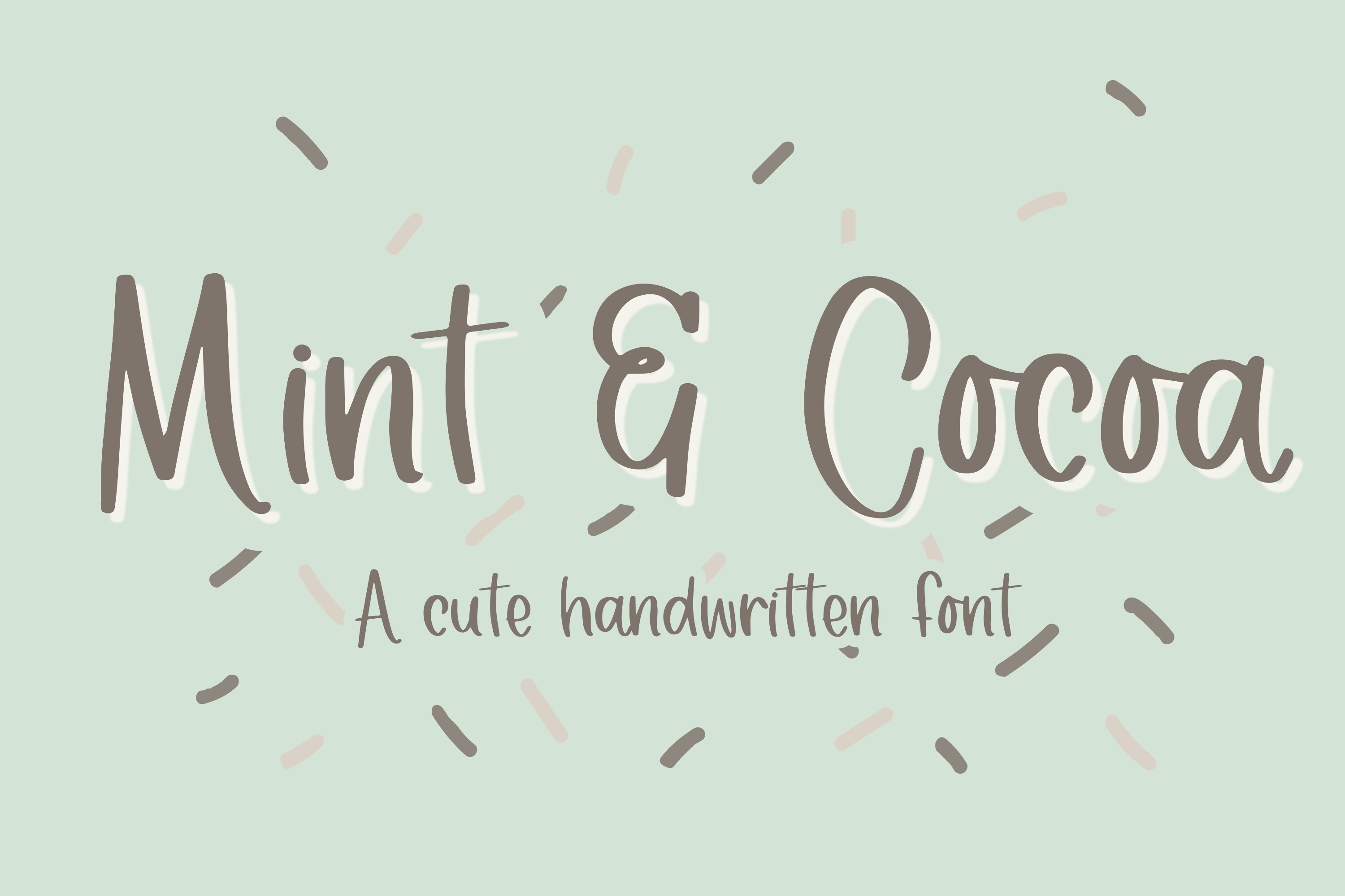 Mint & Cocoa Font