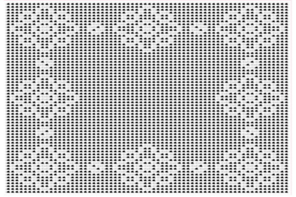 Square Lace Filet Crochet, Flower Motif (Italian)