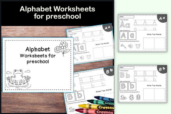 ABC Tracing Coloring & Writing for Pre-K