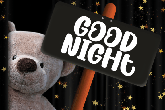 Baby Night Font - Preview 3