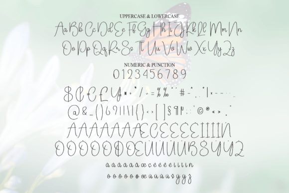 Butterfly Font - Preview 6