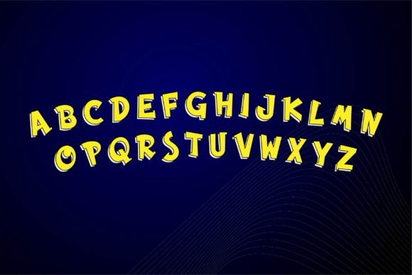 Pokenom Font PNG with transparent background - Preview 2