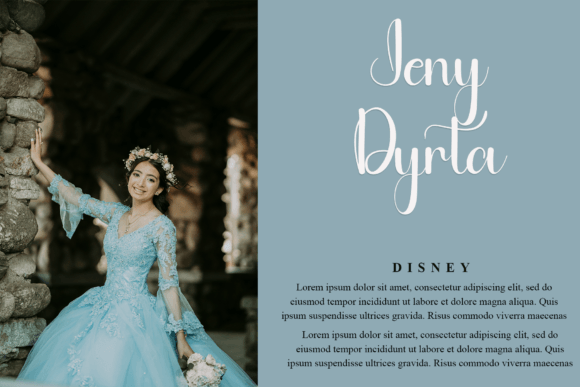 Quinceanera Font PNG with transparent background - Preview 1