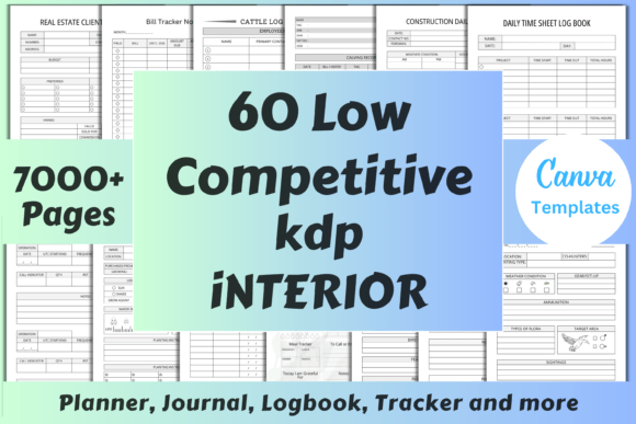 60 Low Competitive KDP Interior Bundle