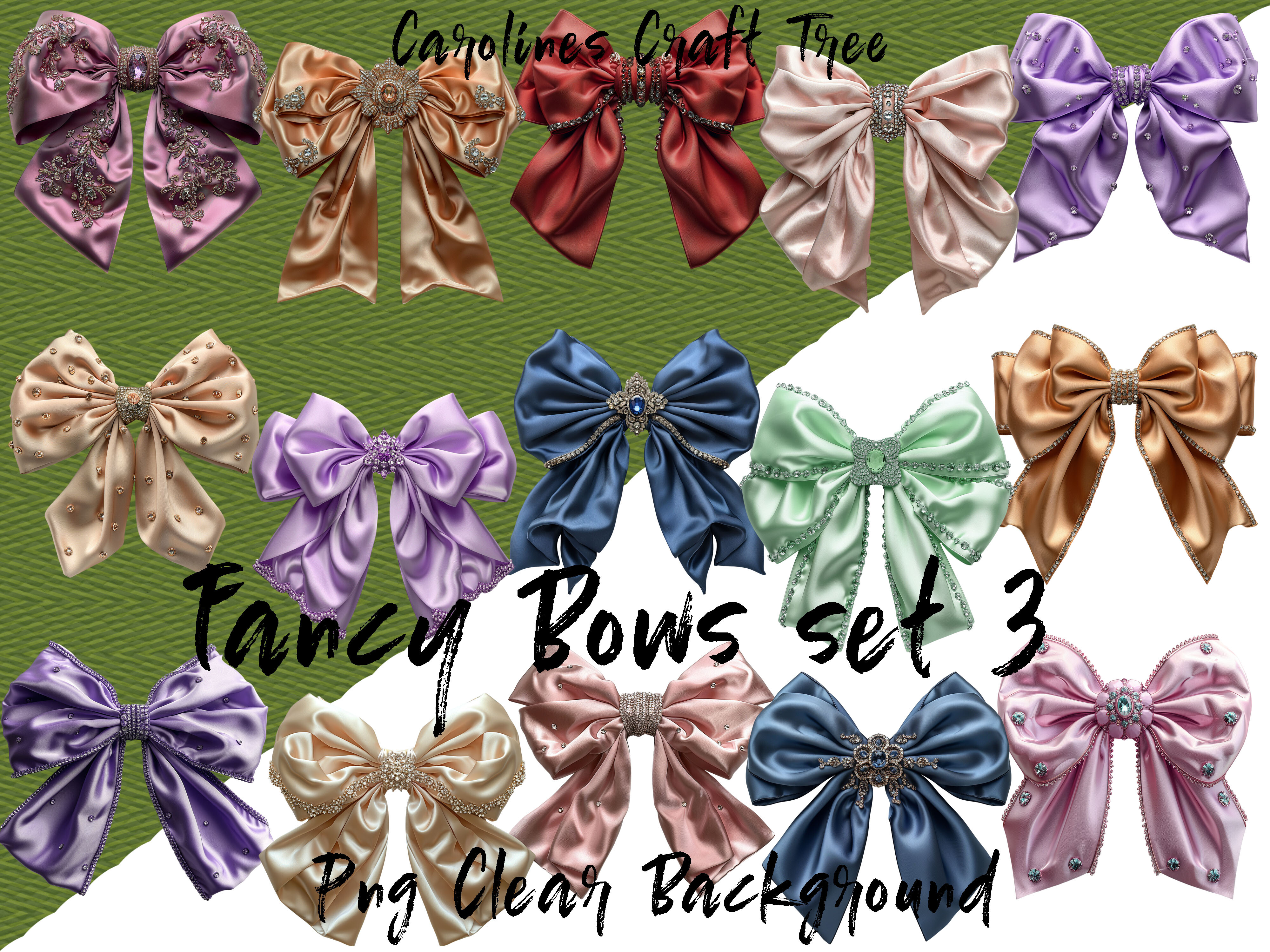 Bows Set 3 Png Single Files