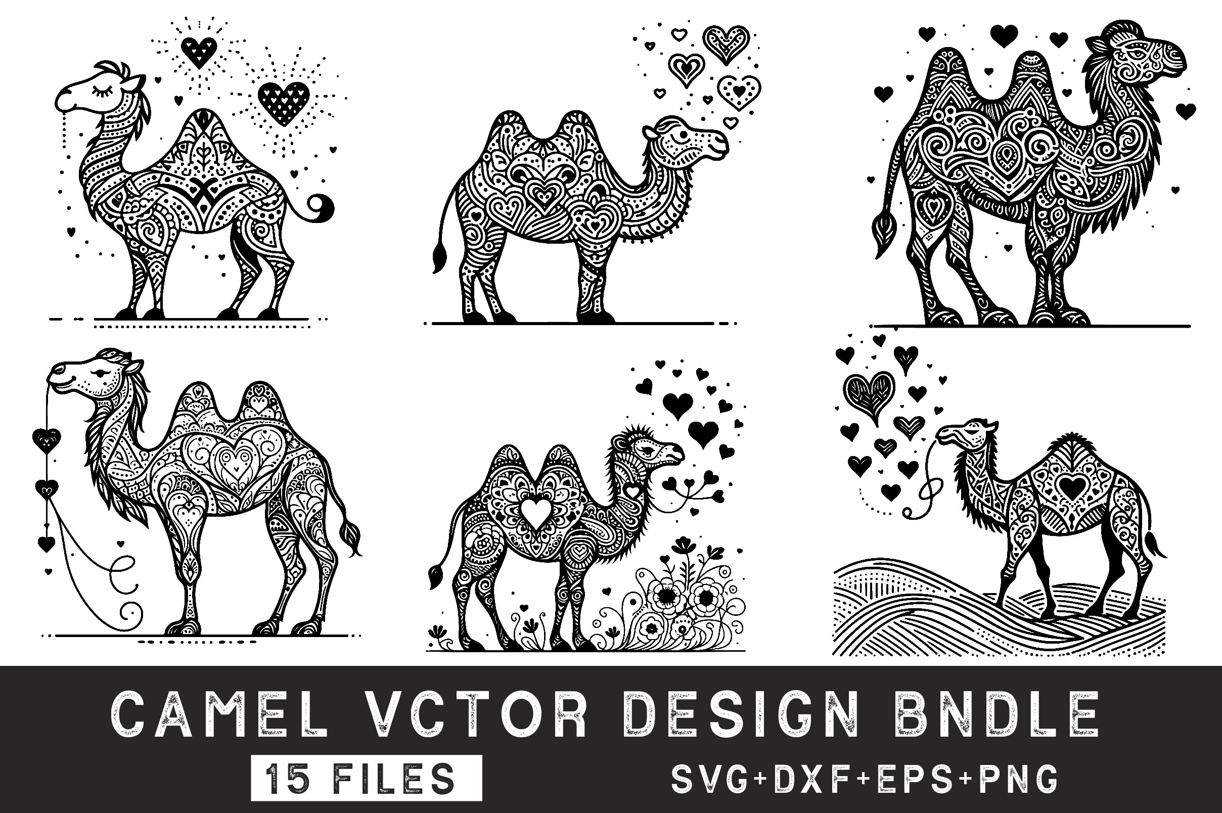 Camel Svg Bundle Graphic by BlackDogsMedia · Creative Fabrica