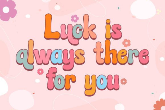 March Lucky Font PNG with transparent background - Preview 2