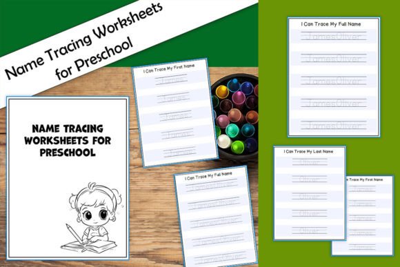 Preschool Name Tracing & Write Workbook
