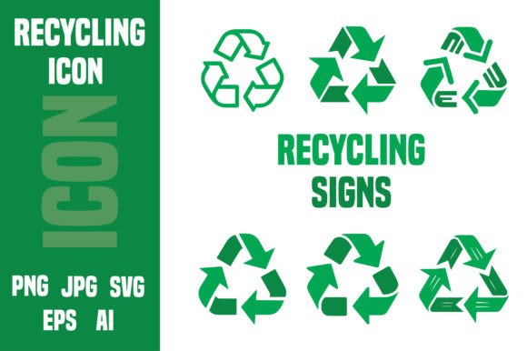 Recycling Icon SVG Grafik Symbole Von Endro