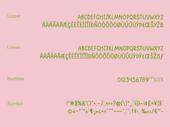 Resepee Font PNG with transparent background - Preview 5