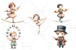 Watercolor Circus Clipart Graphic by JewjewDesign · Creative Fabrica