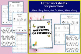 Prek-K Uppercase & Lowercase Worksheets Graphic by TheStudyKits ...