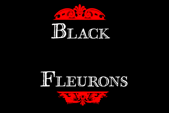 Black Fleurons Font - Preview 2