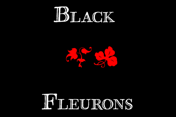 Black Fleurons Font - Preview 4