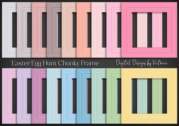 Easter Egg Hunt Chunky Frame