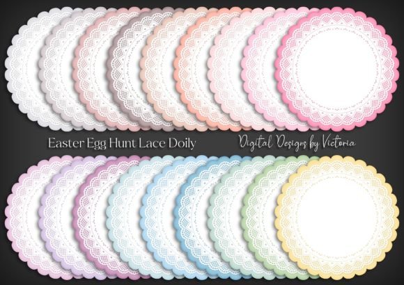 Easter Egg Hunt Lace Doily