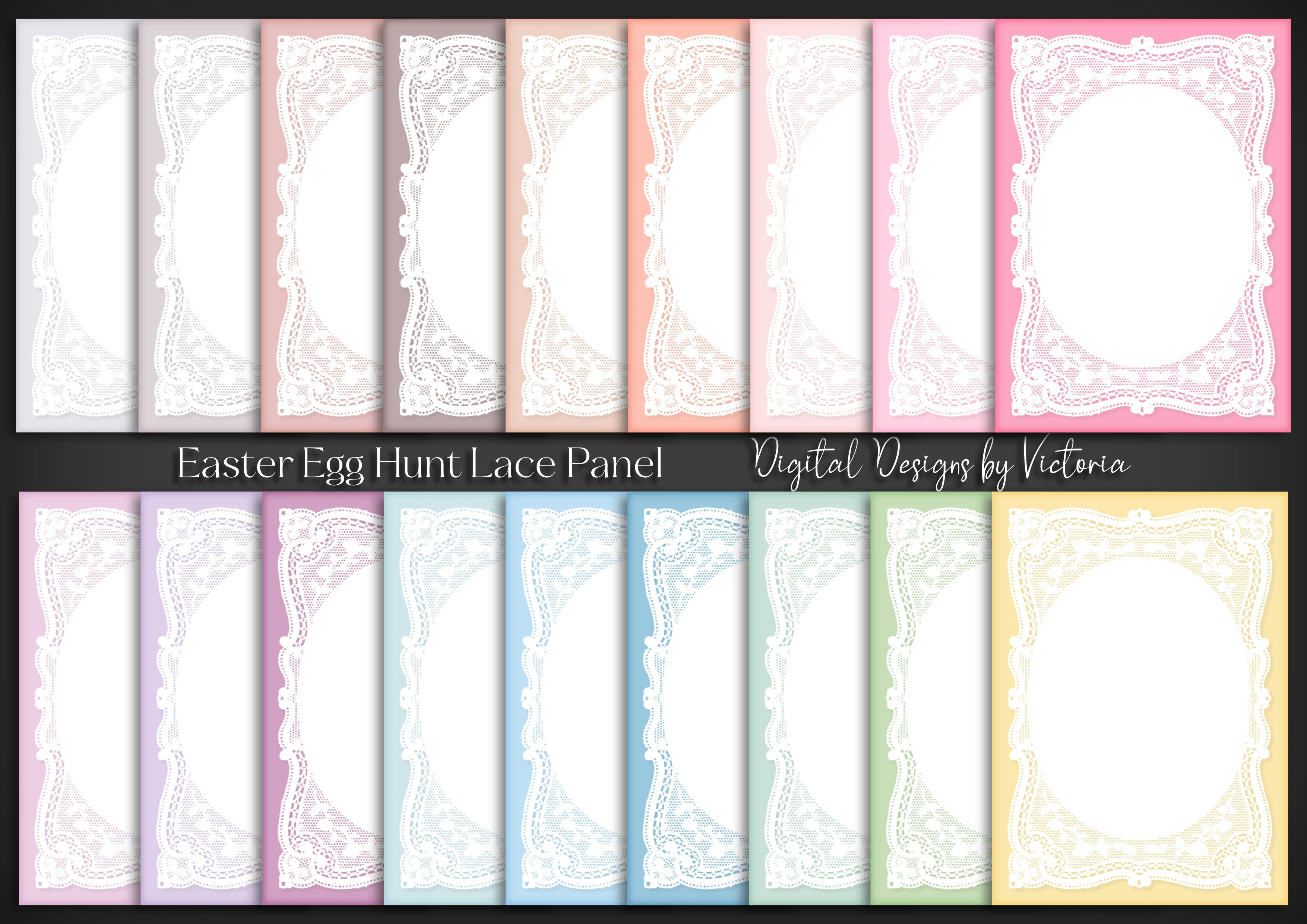 Easter Egg Hunt Lace Panel