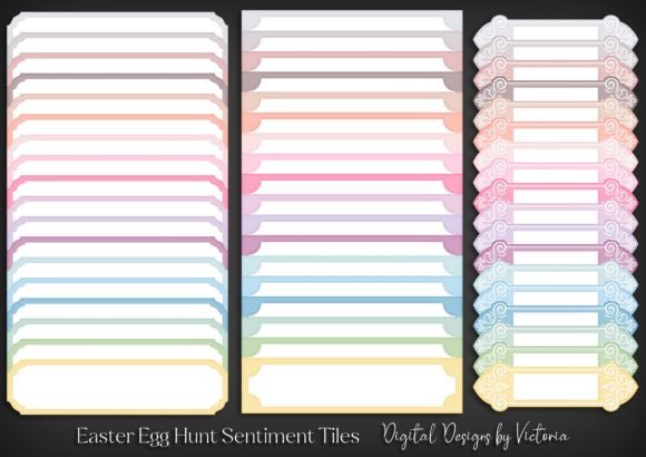 Easter Egg Hunt Sentiment Tiles