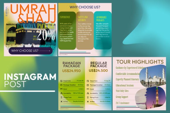 Umrah & Hajj Tour Instagram Post