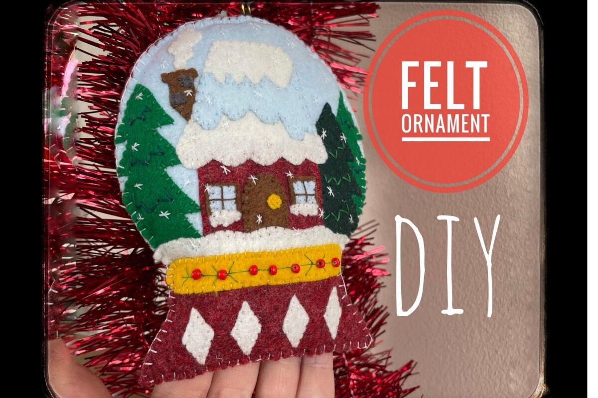 Christmas Ornament Pattern - Snowglobe