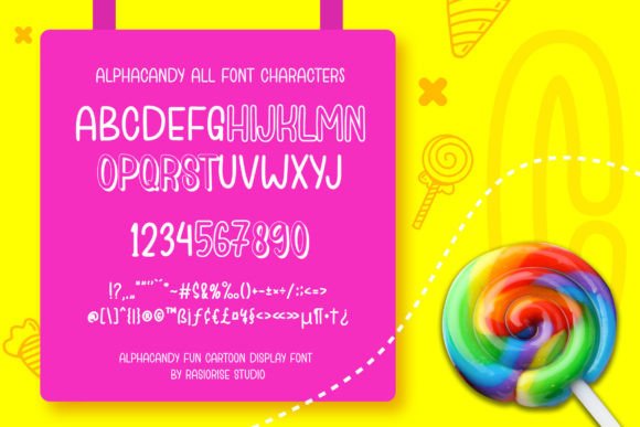 Alpha Candy Font - Preview 1