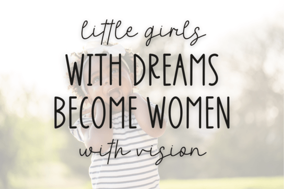 Little Girl Woodland Duo Font PNG with transparent background - Preview 5