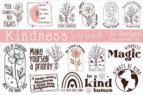 Mystical Wildflower SVG Bundle. Graphic Crafts By Hkartist12