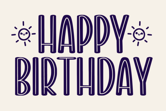 Paper Inline Font PNG with transparent background - Preview 1