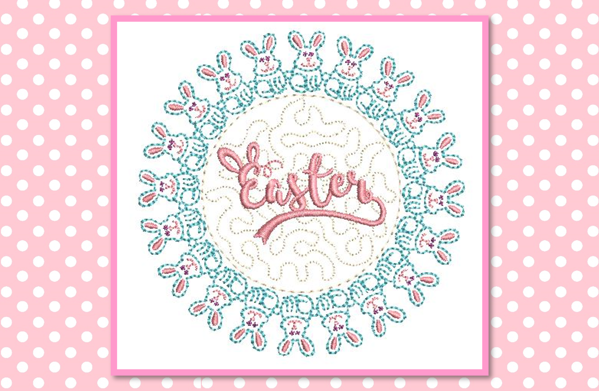 Easter Coaster-"Easter"-6x6