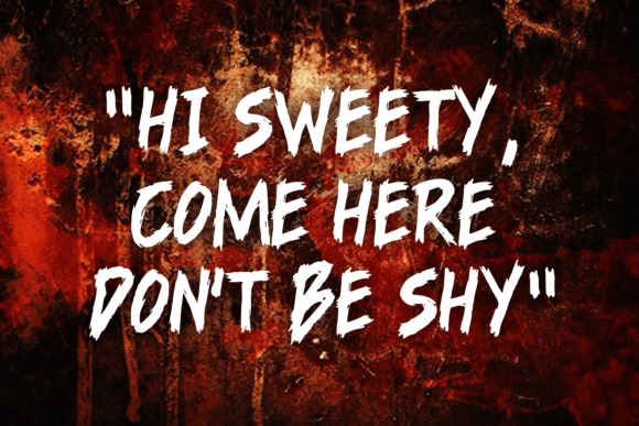 Monster Werewolf Font PNG with transparent background - Preview 1