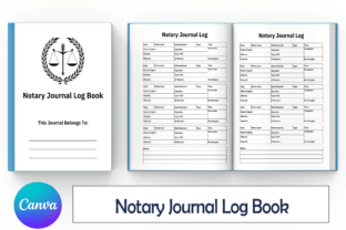 Notary Journal Log Book Graphic by Creative Express · Creative Fabrica