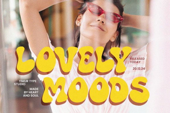 Party Vibes Font PNG with transparent background - Preview 1
