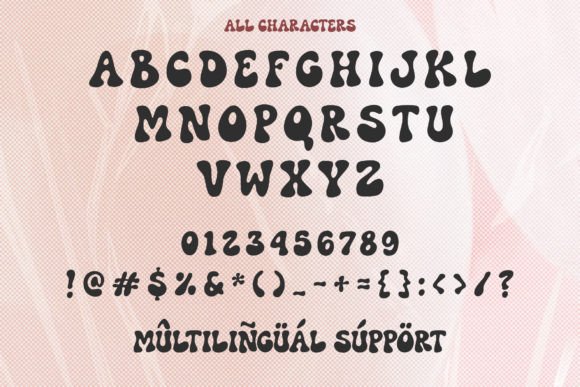 Party Vibes Font PNG with transparent background - Preview 5