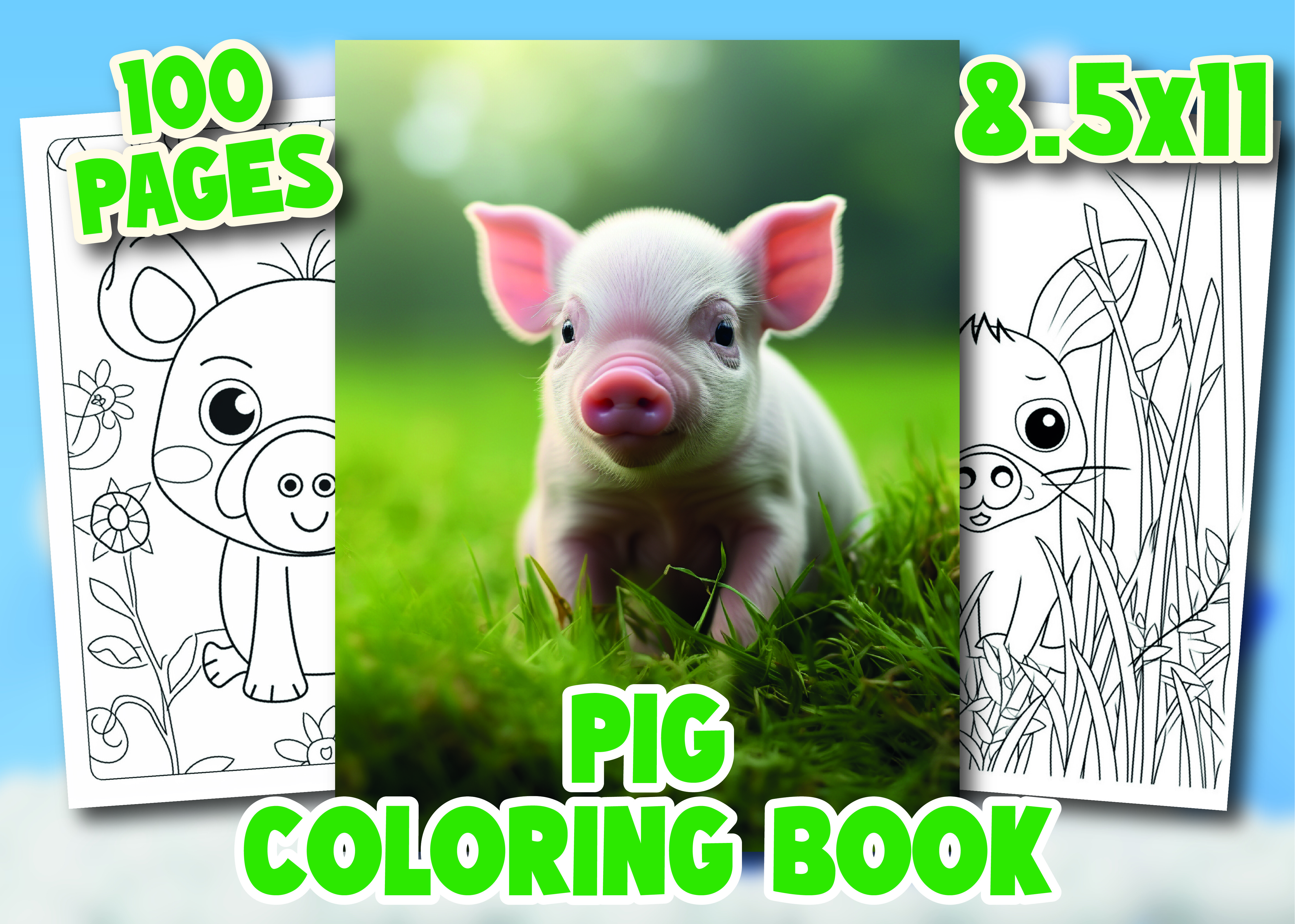Pig Coloring Pages for Kids