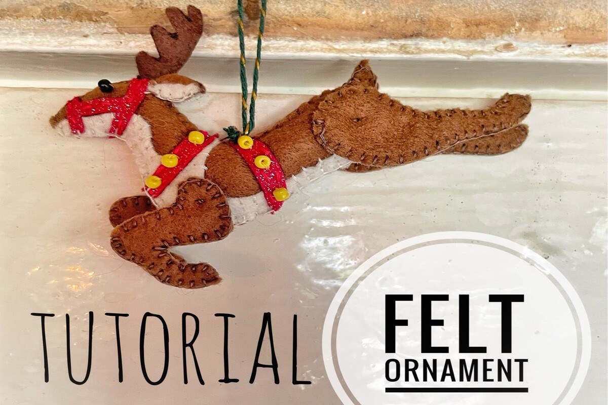 Christmas Ornament Pattern - Reindeer