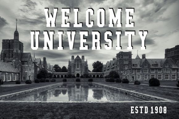 College Project Font PNG with transparent background - Preview 2