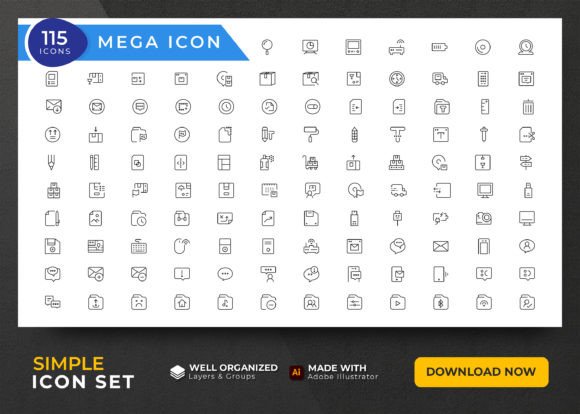 Data Analysis Icon Set
