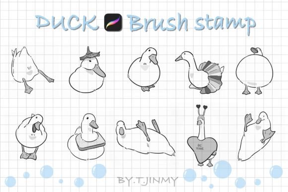 Duck Brush Stamp