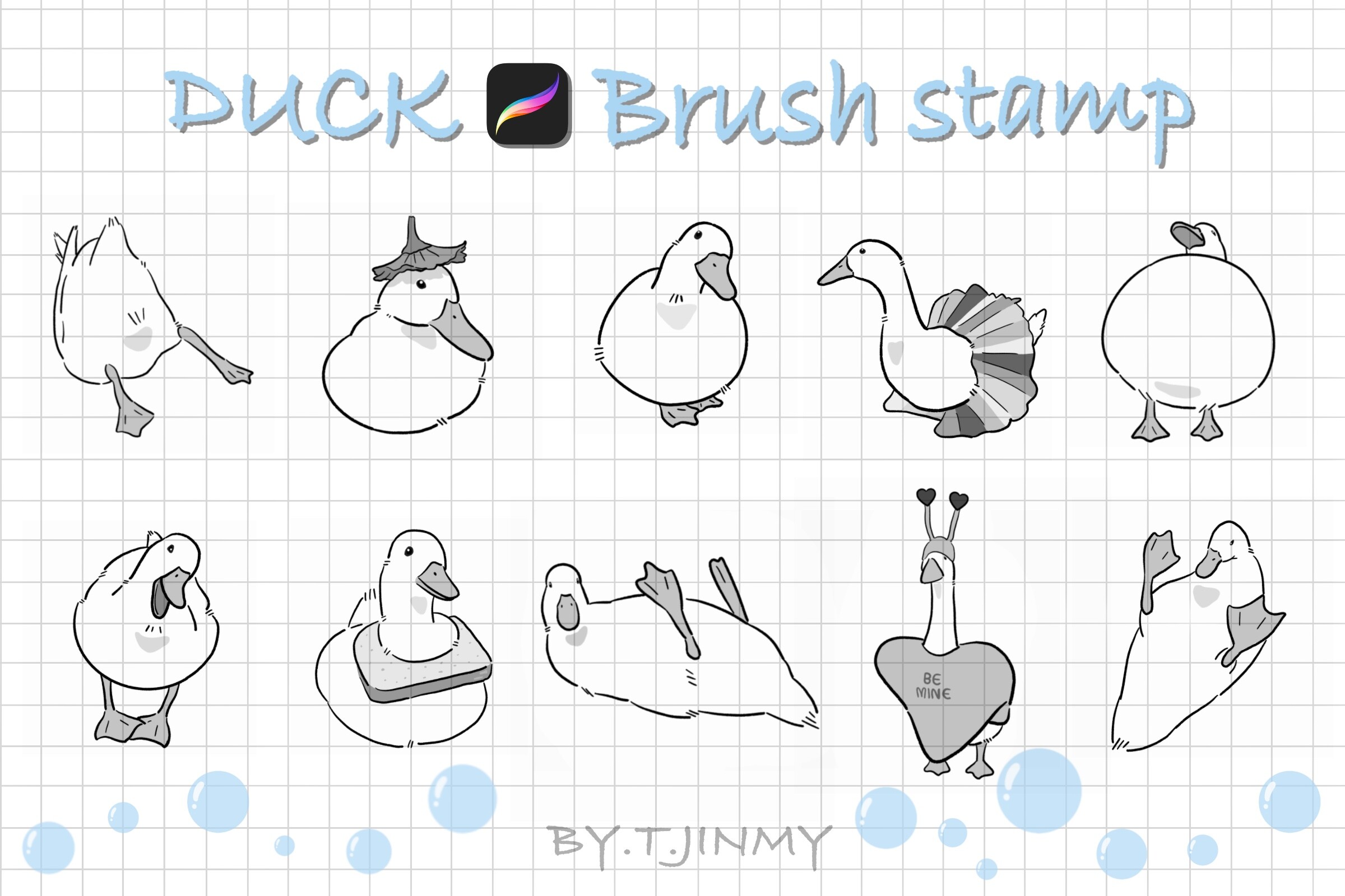 Duck Brush Stamp