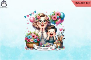 Arty Mother's Day PNG Graphic by Penguprints · Creative Fabrica