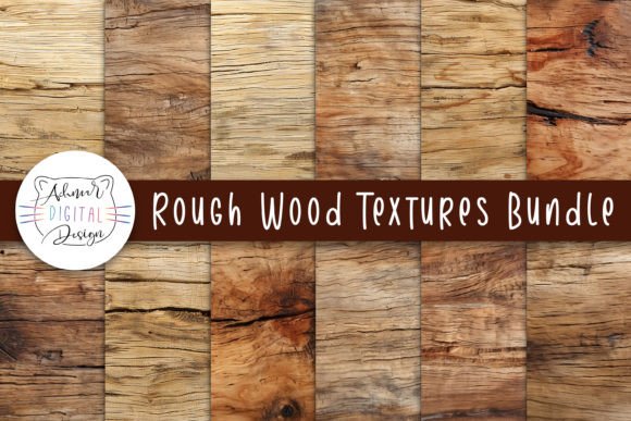 21 Rough Design Rough Wood Textures Bundle Graphic by achmardigitaldesign · Creative ...